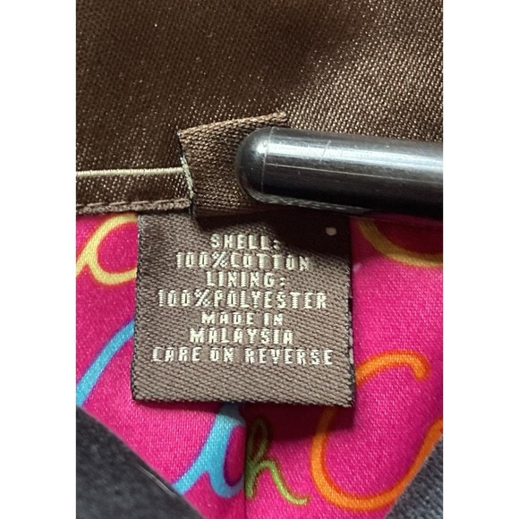 COACH 1941 Women's Medium Black Hidden Button Cotton Coat Jacket Slit Pockets - Picture 8 of 10